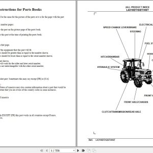 Kubota Tractor L4310DT GST HST Parts Manual 1