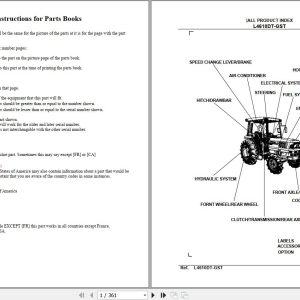 Kubota Tractor L4610DT GST Parts Manual 1