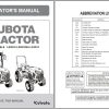 Kubota Tractor LX2610 LX3310 Operators Manual 6C830 6311 3 1