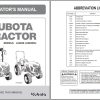 Kubota Tractor LX2620 LX2620SU Operators Manual 6C820 6311 2 1