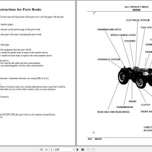 Kubota Tractor M4050 Parts Manual 1