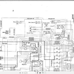 Kubota Tractor M4500 Wiring Diagram 1