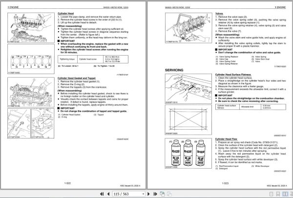 Kubota Tractor M4900 5700 5700HD Workshop Manual 9Y011 12555 2