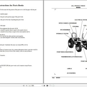 Kubota Tractor M4900 Parts Manual 1