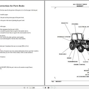 Kubota Tractor M4950DT Parts Manual 1