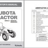 Kubota Tractor M5660SUH M5660SUHD Operators Manual 3C111 9971 1 1