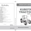 Kubota Tractor M6040 M7040 M8540 M9540 Operators Manual 3C793 9971 1 1