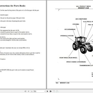Kubota Tractor M9000DT Parts Manual 1