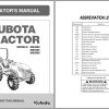 Kubota Tractor MX4800 MX5200 MX5800 Operators Manual TC650 1971 2 1