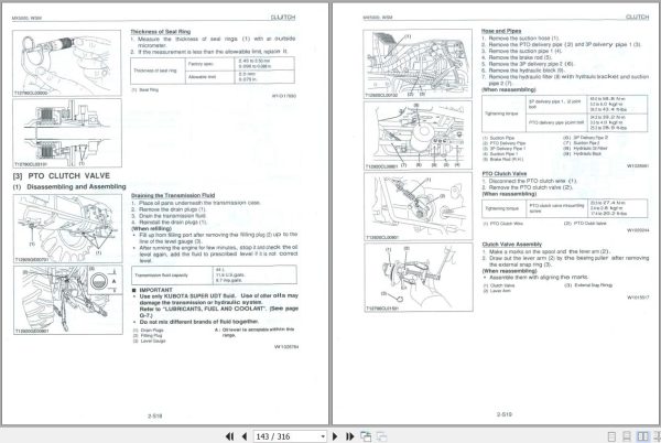 Kubota Tractor MX5000 Workshop Manual 97897 12920 2