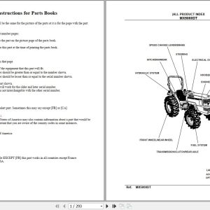 Kubota Tractor MX5000DT Parts Manual 1