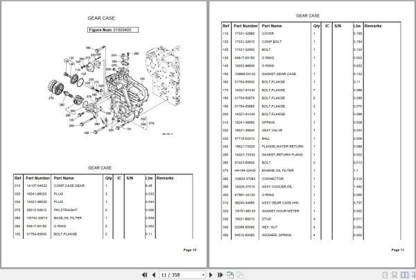 Kubota Tractor MX5100H Parts Manual 2