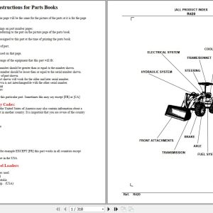 Kubota Tractor R420 Parts Manual 1