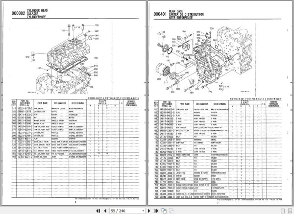 Kubota Tractor STV 32 36 40 Illustrated Parts Manual 97898 23010 2