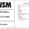 Kubota Utility Vehicle RTV X1100C Workshop Manual 9Y111 26251 1