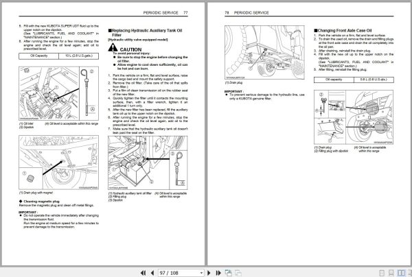 Kubota Utility Vehicle RTV900 Operators Manual K7581 7121 5 2
