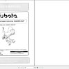 Kubota V5293B 4 Point Hitch Power Unit Owners Manual 77700 11308 1