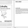 Kubota V5293B 4 Point Hitch Power Unit Parts Manual 77700 11310 1