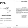 Kubota V5298 Hitch Upgrade Kit Instruction Sheet 77700 07079 1