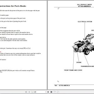 Kubota Walk Behind Tillers AT70S Parts Manual 1