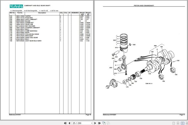 Kubota Zero Turn Mower ZD18F Parts Manual 2