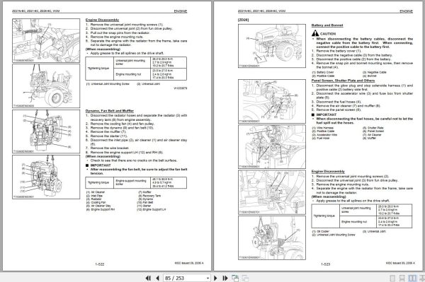 Kubota Zero Turn Mower ZD21N EC ZD21 EC ZD28 ED Workshop Manual 9Y011 15151 2