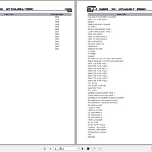 Laverda Combine 2350 LX LS Parts Catalog 27908501 1