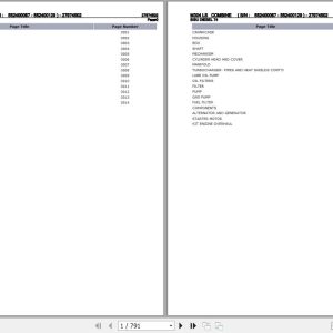 Laverda Combine M304 LS Parts Catalog 27974502 1