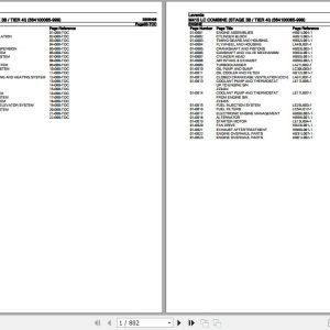 Laverda Combine M410 LC Parts Catalog 3906496 1