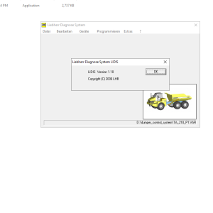 Liebherr Diagnose System LIDIS v1.10 Software