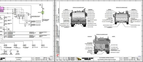 Liebherr Mobile Crane LTM 1130 5.1 066988 Operating Parts Technical Manual Wiring Diagram 5