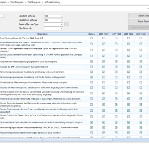 Liebherr Software History