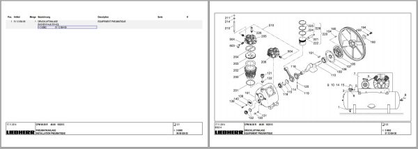 Liebherr Truck Mixer CPM00.50 48.00 932313 Parts Manual Electrical Schematic 2