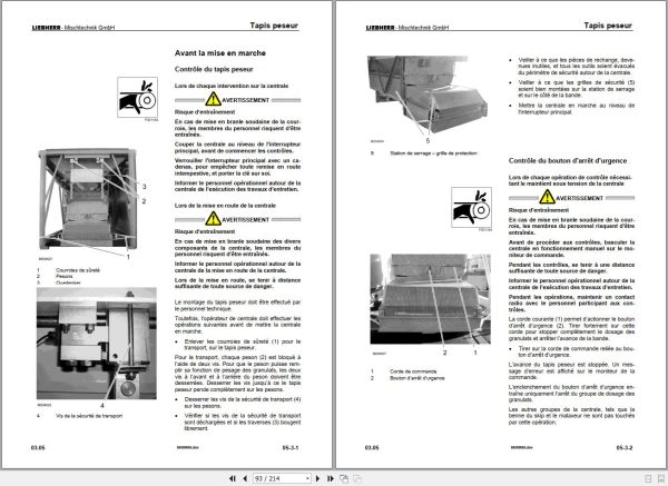 Liebherr Truck Mixer CPM00.50 48.00 932313 Parts Manual Electrical Schematic 5