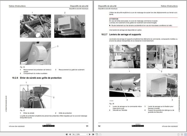 Liebherr Truck Mixer HTM0704S 04.02 964968 Operating Parts Manual Electrical Schematic 2