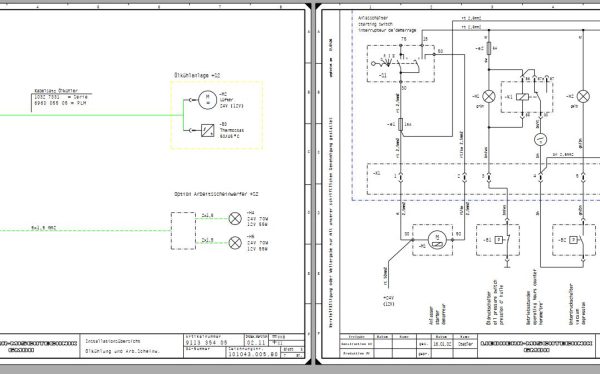 Liebherr Truck Mixer HTM0704S 04.02 964968 Operating Parts Manual Electrical Schematic 4