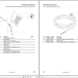 Liebherr Truck Mixer HTM0704S 04.02 964974 Operating Parts Manual Electrical Schematic 4