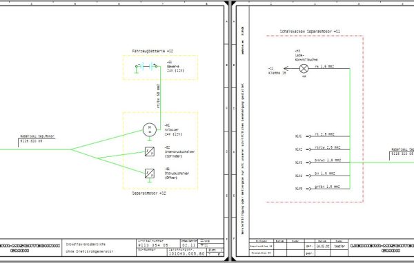 Liebherr Truck Mixer HTM0704S 04.02 964976 Operating Parts Manual Electrical Schematic 4