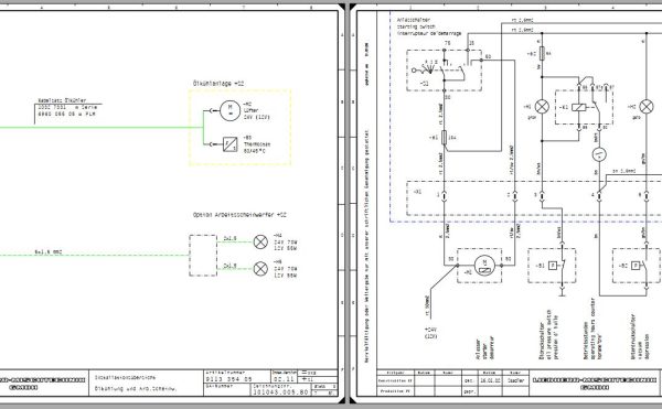 Liebherr Truck Mixer HTM0704S 04.02 964978 Operating Parts Manual Electrical Schematic 4