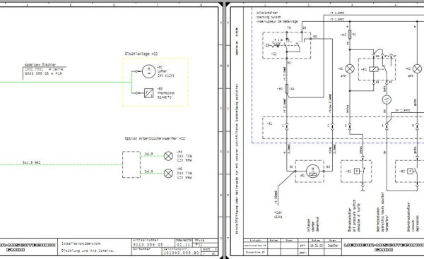 Liebherr Truck Mixer HTM0704S 04.02 964980 Operating Parts Manual Electrical Schematic 4