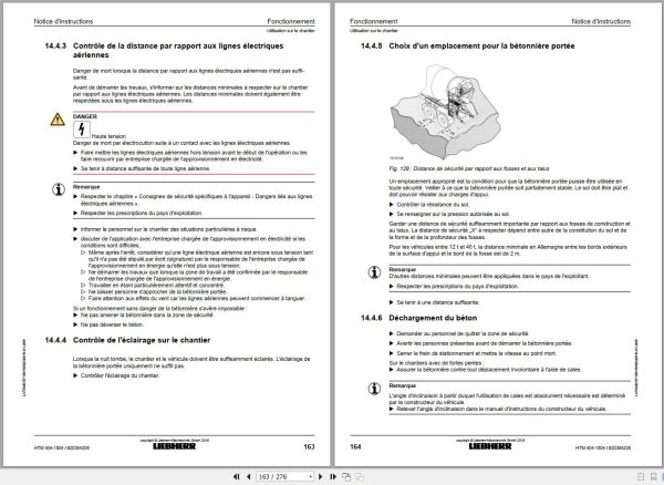 Liebherr Truck Mixer HTM0904F 06.00 964095 Operating Parts Manual 2