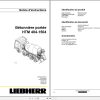 Liebherr Truck Mixer HTM0904F 06.00 964912 Operating Parts Manual Wiring Diagram 1