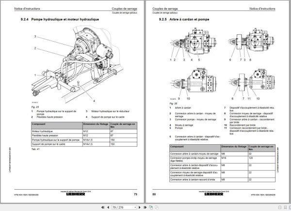Liebherr Truck Mixer HTM0904F 06.00 964912 Operating Parts Manual Wiring Diagram 2