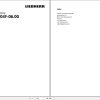 Liebherr Truck Mixer HTM0904F 06.00 964912 Operating Parts Manual Wiring Diagram 3