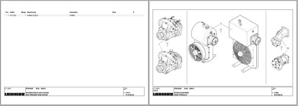 Liebherr Truck Mixer HTM0904F 06.00 964914 Operating Parts Manual Wiring Diagram 3