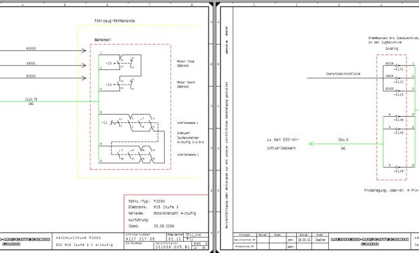 Liebherr Truck Mixer HTM0904F 06.00 964914 Operating Parts Manual Wiring Diagram 4