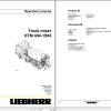 Liebherr Truck Mixer HTM10MS 07.01 964918 Operating Parts Manual Electrical Schematic 1