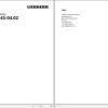 Liebherr Truck Mixer HTM704S 04.02 969523 Operating Parts Manual Electrical Schematic 3