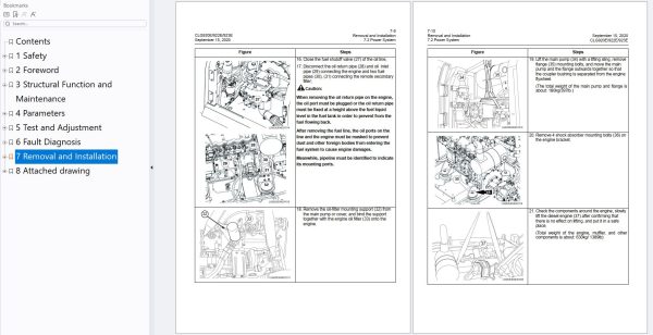 Liugong Heavy Equipment Operators Parts Service Manual PDF 2.63GB 2