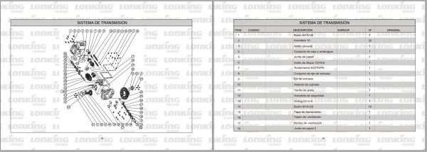 Lonking Forklift FD20 30 FD20 45 FD25 30 FD25 45 FD30 45 Spare Parts Catalog ES 2